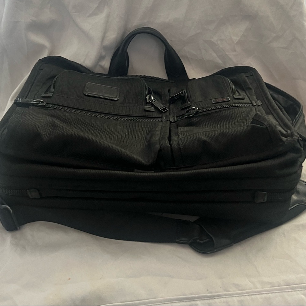 Tumi Alpha 3 Briefcase Laptop Black Ballistic Nylon Bag $650 - Picture 8 of 13